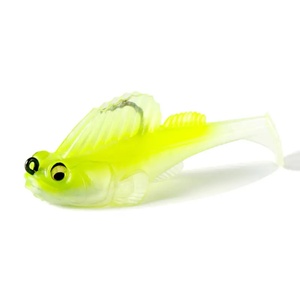 Guo Song leurre souple crochet de plomb 5.5/8CM ODM/OEM tête de gabarit personnalisée avec queue en t ensemble de leurres souples - Product Image 4
