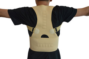 Penopang punggung bahu Neoprene magnetik, penahan koreksi postur untuk tulang selangka <span class=keywords><strong>Lumbar</strong></span> nyaman, penopang punggung - Product Image 4