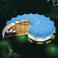 Tentes de camping de luxe en forme de coquille d'escargot pour l'extérieur, tente de resort, tente d'hôtel, tente de glamping à vendre