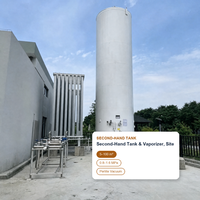 Réservoir de stockage cryogénique d'occasion 10m³ 20m³ 30m³ 50m³ 100m³ 200m³ en acier inoxydable 304/acier au carbone, stock disponible
