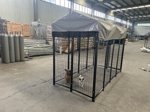 最受欢迎的批发大型模块化户外电焊网狗窝围栏面板狗窝设计待售 - Product Image 3