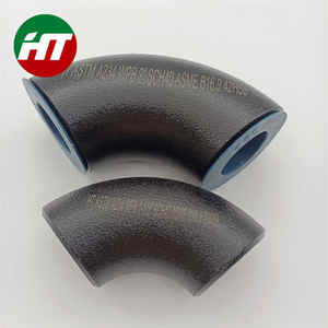 A234 WPB Manufacturers' Butt Tee Réducteurs de soudure 3 Schedule 40 Coude à 90 degrés avec traitement de surface de peinture - Product Image 2