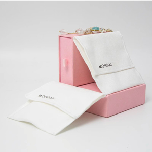 New Product Custom Logo Printed Cotton <b>Envelope</b> Dust Flap Packing Bag Recyclable <b>Envelope</b> <b>Gift</b> Jewelry Pouch - Product Image 5