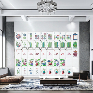 Juego de Mahjong Americano Personalizado de Lujo, Juego de Mahjong de Viaje de Acrílico de Singapur, Mesa de Entretenimiento - Product Image 3