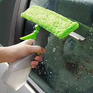 Il <span class=keywords><strong>panno</strong></span> in microfibra per la pulizia del vetro Spray ad acqua più venduto e il Design a raschietto pulisce a fondo senza segni d'acqua - Product Image 4