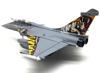 Modèles réduits de chasseurs Dassault Rafale en métal moulé sous pression 1:72, livraison Tiger, avions de combat militaires français, pour cadeau de pilote