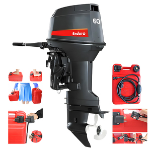 Nouveau moteur hors-bord à essence 60 CV à 2 temps pour la pêche en mer avec technologie 2 temps - Product Image 1