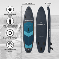 Planche de paddle gonflable haute rigidité avec tissu Drop Stitch premium et pont antidérapant en EVA pour les activités nautiques