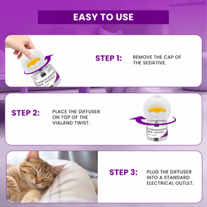 Hot Safe Anti Stress Pet Calmant Phéromone Diffuseur Recharge Kit Pour Chats Soulager L'anxiété De Séparation - Product Image 4