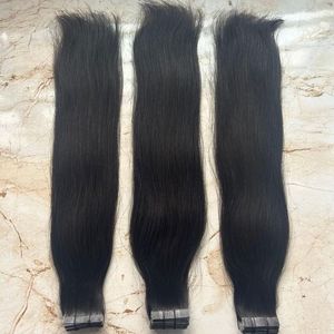 Extensions de cheveux lisses et soyeuses de qualité supérieure, 22 pouces, pour usage en salon de coiffure et soins de beauté, disponibles à prix abordable - Product Image 3