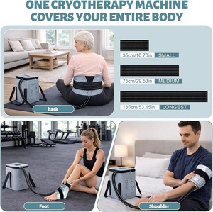<span class=keywords><strong>Appareil</strong></span> de thérapie par compression froide réglable pour les jambes avec télécommande et système de circulation d'eau froide pour une cryothérapie complète du corps - Product Image 3