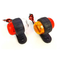 Luces LED de posición lateral, 12V, 24V, luces delanteras y traseras para camión, indicador de lámpara de contorno, luz trasera para remolque, furgoneta, caravana, camión