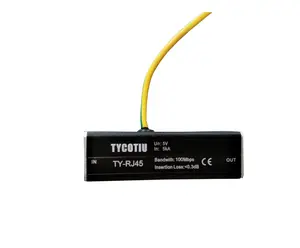 TYCOTIU-Dispositivo de protección contra sobretensiones Ethernet, protección contra sobretensiones, señal eléctrica, SPD, RJ45