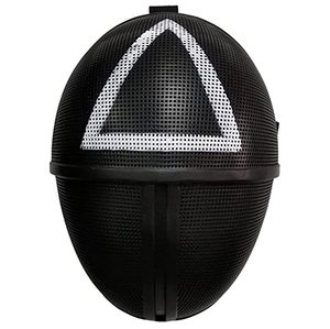 Máscara de Látex Negra para Adultos, Accesorio de Disfraz de Rostro Humano, para Mascarada, Cosplay, Supervisor, Fiesta de Halloween, <span class=keywords><strong>Juego</strong></span> de Rol, Accesorio Circular - Product Image 2