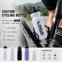 Couvercle de bouteille de boisson sportive en plastique réutilisable sans BPA, écologique et anti-fuite, logo personnalisé pour vélo, VTT, cyclisme