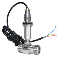 Système de refroidissement liquide, débitmètre à turbine, capteur de débit double extrémité pour centre de données