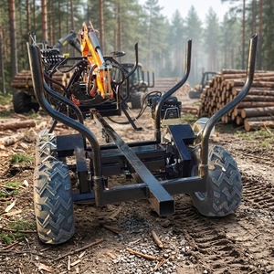 Remorque robuste pour VTT, remorque forestière pour le transport de bois, remorque tout-terrain pour le transport de grumes à <span class=keywords><strong>vendre</strong></span> - Product Image 6