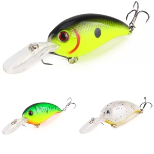 Appâts durs en plastique <span class=keywords><strong>petit</strong></span> leurre <span class=keywords><strong>de</strong></span> pêche gras Rocky simulé artificiel flottant poisson appât ver <span class=keywords><strong>de</strong></span> pêche - Product Image 2