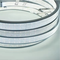 Kit de feux de roue LED blancs double face 17''20'' 10 rangées, 4 pièces, pour voiture, éclairage de conduite, camion, tout-terrain, décoration, montage simple