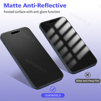 Protector de Pantalla de Privacidad para iPhone 15 16 17, Anti-Espía, Anti-Rayones, Material PET, Película Protectora de 360 Grados