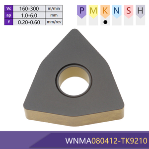 Herramientas de corte de carburo CNC WNMA, inserto de torneado indexable WNMA 080412 para fresadoras, soporte personalizado OEM - Product Image 2