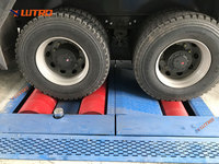 Testeur de performance de suspension de véhicule 5T 10T, balance de pesée d'essieu (roue) pour station d'inspection automobile