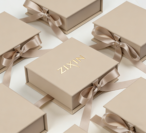 Elegante Scatola <span class=keywords><strong>Portagioie</strong></span> con Nastro, Confezione in Cartone di Alta Qualità per Esposizione e Regalo, Vendita all'Ingrosso - Product Image 4
