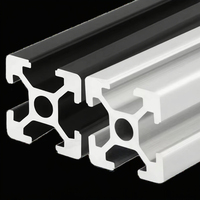 Profils carrés en alliage d'aluminium série 6000 anodisés champagne pour décorations de fenêtres coulissantes en Afrique, service de découpe sur mesure