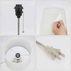 Lámpara de escritorio LED DB Jaydaliz de 18 pulgadas, níquel satinado, estilo europeo, con puerto USB para dormitorios, iluminación de lectura - Product Image 5