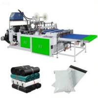 Machine de fabrication de sacs express à double canal pour le collage automatique et le scellement latéral des sacs