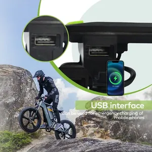 Ciclocomputador GPS para Patinete Eléctrico Fatbike, Accesorios para Patinete Eléctrico <span class=keywords><strong>Cycplus</strong></span>, Pantalla LCD, Velocímetro para Bicicleta - Product Image 6