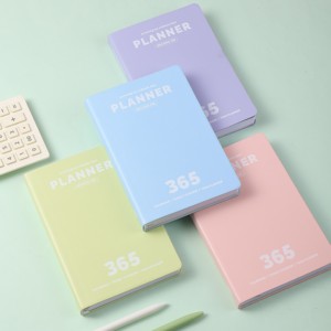 Agenda A5 de imitación de cuero cosida con hilo, impresa, diario, calendario anual, diseño personalizado, regalo para mujer, <span class=keywords><strong>184</strong></span> hojas - Product Image 4