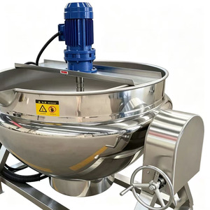 Machine de cuisson industrielle à double enveloppe CE de 50-500 L, pour la transformation des sauces - Product Image 4
