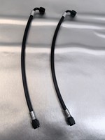 Kit de conduites de carburant en PTFE recouvert de PU Haofa personnalisé AN6/AN8/AN10/AN12 avec raccords sertis. Ensemble de tuyaux d'huile pour la course automobile