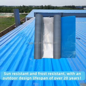 Materiale da costruzione a membrana impermeabilizzante in polietilene polimerico autoadesivo esposto - Product Image 5