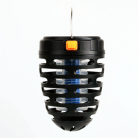 Lampe anti-moustiques électrique puissante, solaire, rechargeable par USB, étanche, pour l'extérieur, l'été, le jardin, le camping