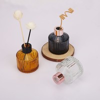 Nouvelle Arrivée - Bouteille de diffuseur d'arômes personnalisée, Bouteilles de diffuseur de luxe en verre 100ml, Bouteille en verre pour diffuseur à bâtonnets, pour la décoration