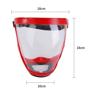 หน้ากากป้องกันใบหน้าแบบเต็มหน้า ใส ป้องกันฝ้า ผลิตจากพลาสติก PC อุปกรณ์นิรภัย โรงงานผลิตโดยตรง ปรับแต่งได้ ขายส่ง - Product Image 6