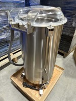 Essoreuse à salade électrique commerciale en acier inoxydable 304 pour la déshydratation de la laitue, des épinards, des légumes et des fruits