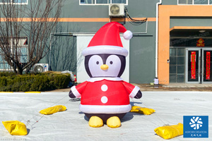 1.5m personnalisation cour décoration de noël <span class=keywords><strong>pingouin</strong></span> de noël <span class=keywords><strong>gonflable</strong></span> pour noël mignon <span class=keywords><strong>pingouin</strong></span> de dessin animé <span class=keywords><strong>gonflable</strong></span> avec LED - Product Image 2