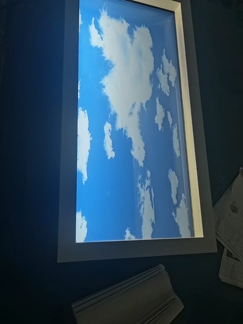 Ultra Clear Blue Sky Lighting Artificial Skylight LED Blue Sky Ceiling LED Light Clear Sky Light for Kids Adults