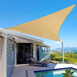 <span class=keywords><strong>Sun</strong></span> <span class=keywords><strong>Shade</strong></span> buồm Polyester HDPE Patio ngoài trời tán xe bãi đậu xe mưa che sân vườn mái hiên vải chống nắng bãi biển vải - Product Image 5