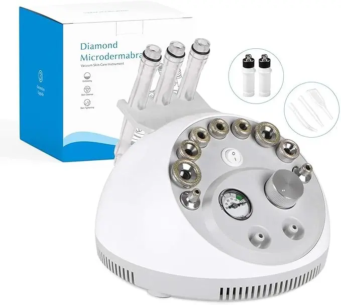 Diamant Microdermabrasie Machine 3 In 1 Microdermabrasie Dermabrasie Voor Gezichtsschilfering Huid Mee-Eter Verwijdering Porie Reiniging