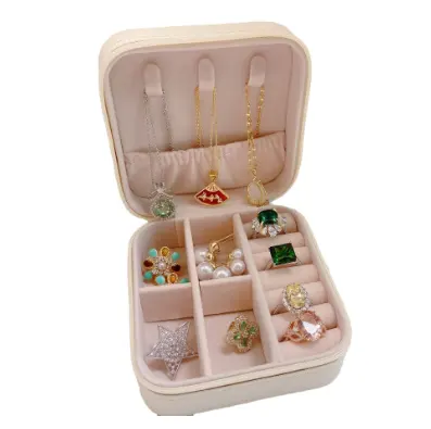 Draagbare Sieraden Organizer Box Huishoudelijke Reizen Opslag Organizer Voor Vrouwen Accessoire