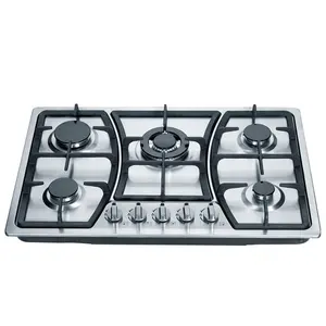 Cooker 4 Stove 5 Burner And Grill Built In Gas Hob