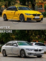 Para BMW Serie 3 F30 2012 2013 2014 2015 2016 2017 2018 2019 Actualización a F80 M3 Estilo Fácil instalación Perfecto 100% Ajuste