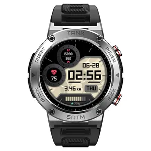 KOSPET TANK T1 1,32-Zoll-Großbildschirm schönes Zifferblatt Sport modus Herzfrequenz messer Sport-und Fitness armband Smartwatch