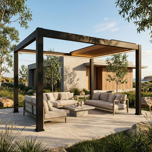 Pergola motorisée série RKOVEE |   Toit rétractable avec design extérieur intelligent - Product Image 1