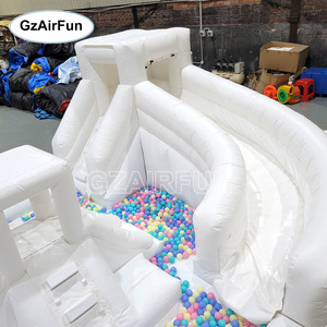 Château gonflable en PVC avec toboggan aquatique, piscine à balles, <span class=keywords><strong>location</strong></span>, kits de réparation d'attractions, garantie 1 an, comprenant un souffleur - Product Image 5