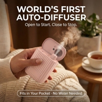 Diffuseur d'arômes portable sans eau à air froid, rechargeable, compatible USB et voiture, mini format de table en plastique, tendance 2026 pour la maison